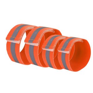 Yüksek Görünürlüklü Koşu ve Yürüyüş Bilekliği 4'lü Set (Esnek)