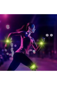 Yüksek Görünürlüklü Koşu ve Yürüyüş Bilekliği 4'lü Set (Esnek)