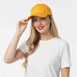 Buriş Yazlık Kep Şapka Sarı Renk