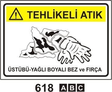 Üstübü Yağlı Boyalı Bez ve Fırça (Geri Dönüşüm/Tehlikeli Atık Levhası)