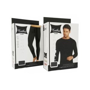 Tutku Erkek Siyah Termal Takım İçlik Tayt