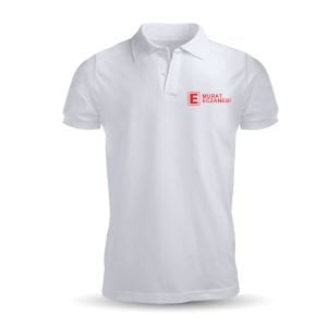 Eczacı Polo Yaka Logolu Kırmızı Tişört [Stok Sorunuz]