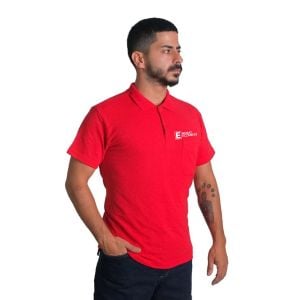 Eczacı Polo Yaka Logolu Beyaz Tişört [Stok Sorunuz]