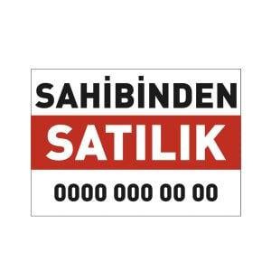Sahibinden Kiralık/Satılık Branda Afiş