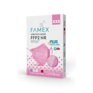 FFP2 N95 Erkek/Kız XSS Çocuk Maskesi 5'li