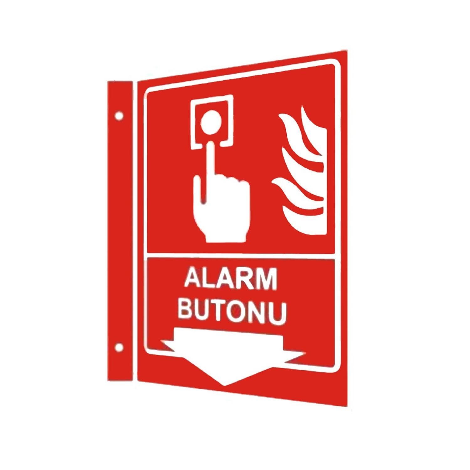 Alarm Butonu 2 Yönlü Panoramik Levha (35x56cm)
