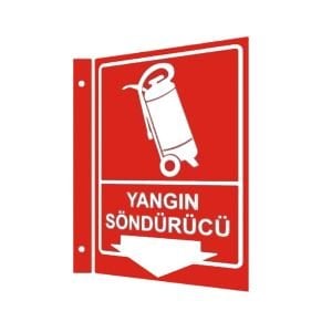 Yangın Söndürücü (35x56cm) Panoramik Levha