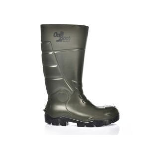 OnBoot S4 Çelik Burunlu PU SRC Haki Çizme