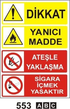 Dikkat Yanıcı Madde ...