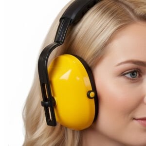 Vento Başbantlı Kulaklık 26 dB Sarı | Koruyucu İş Kulaklığı