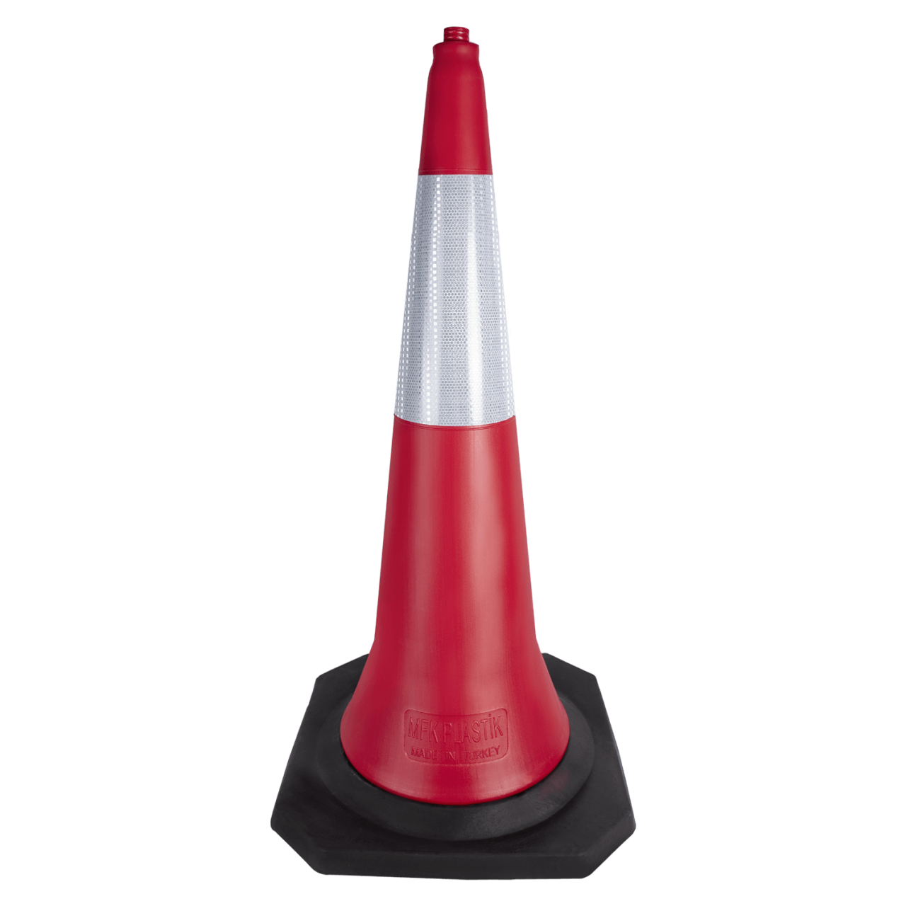100 cm Trafik ve Reklam Konisi (Kauçuk Taban)(3600)