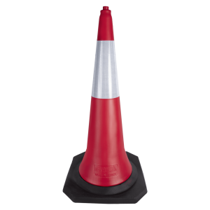 100 cm Trafik ve Reklam Konisi | Kauçuk Tabanlı Reklam Konisi Mfk 3600