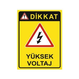 Yüksek Voltaj Levhası