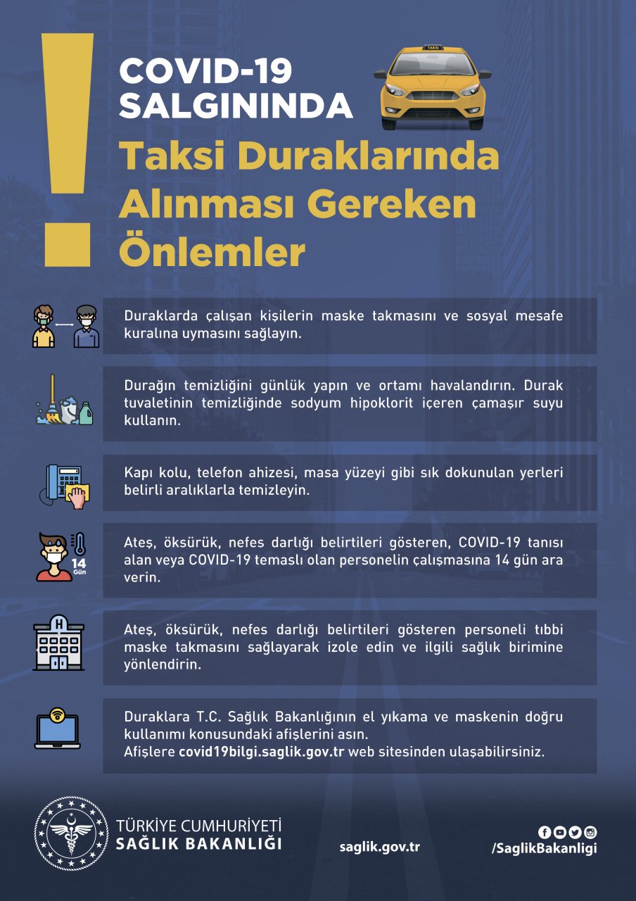 Taksi Duraklarında Alınması Gereken Önlemler