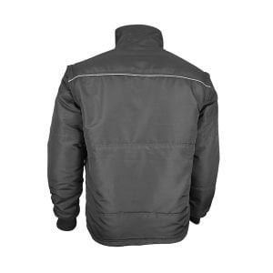 Buriş Kolları Çıkmalı İş Montu Siyah Renk