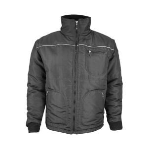 Buriş Kolları Çıkmalı İş Montu Siyah Renk