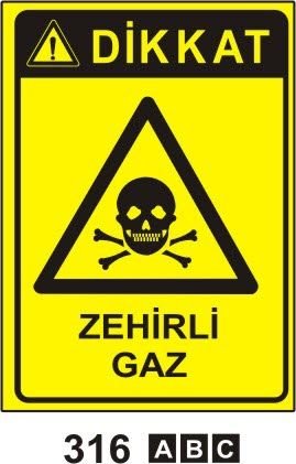 Zehirli Gaz Levhası