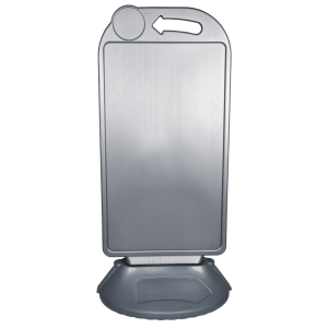 Gri Reklam Dubası 50x90 cm (4540)