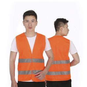 Firma Logolu İkaz Yeleği Turuncu Renk (50 Adet) İşçi Tip