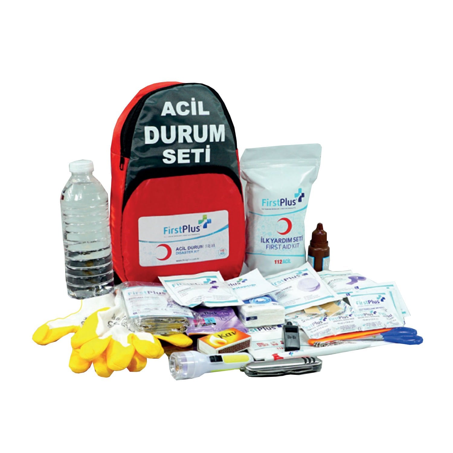 First Plus Deprem Afet Çantası (FP 09.101) | İlk Yardım Seti