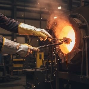 Kevlar Isıya Dayanıklı Eldiven Aluminize Eldiven | Yüksek Isı Koruyucu Eldiven