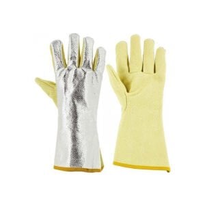 Kevlar Isıya Dayanıklı Eldiven Aluminize Eldiven | Yüksek Isı Koruyucu Eldiven