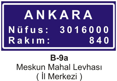 Meskun Mahal Levhası (il Merkezi)