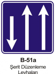 Şerit Düzenleme Levhaları