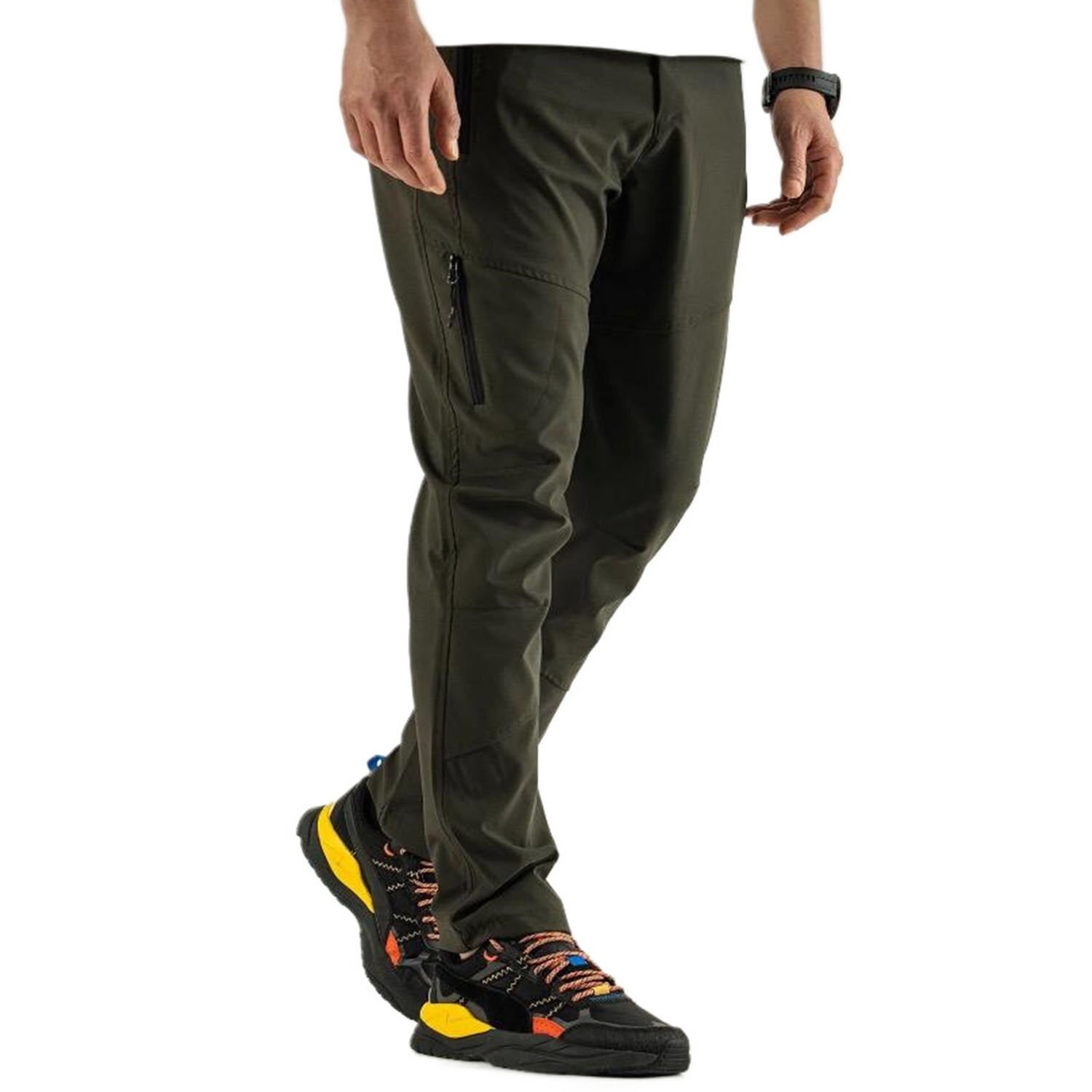 Softshell Pantolon Rüzgar Su Geçirmez İş Pantolonu Haki Renk