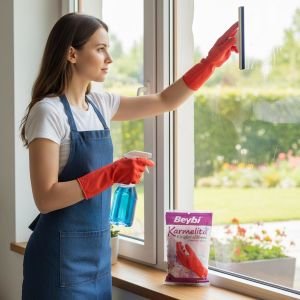 Beybi Karmelita Temizlik ve Bulaşık Eldiveni