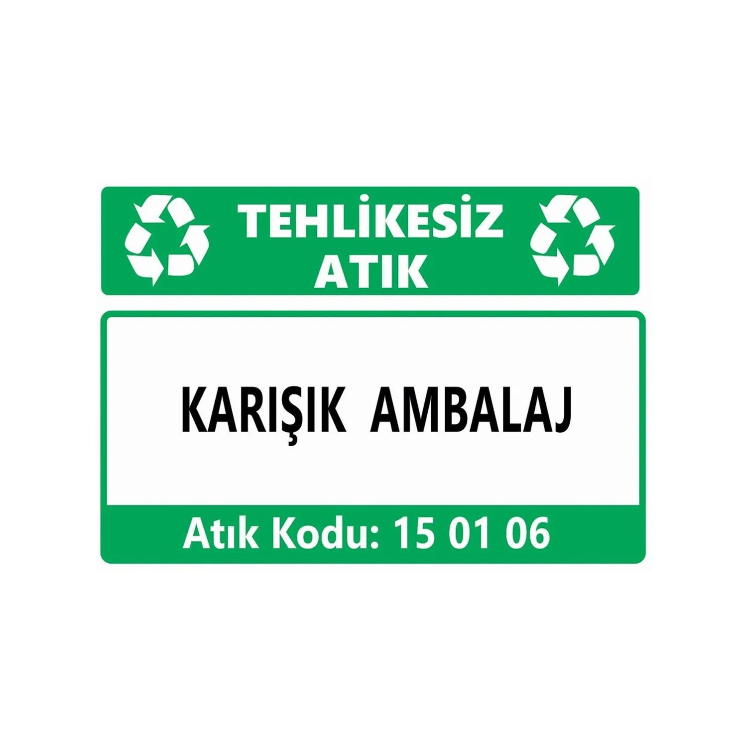 Karışık Ambalaj Atıkları Levhası