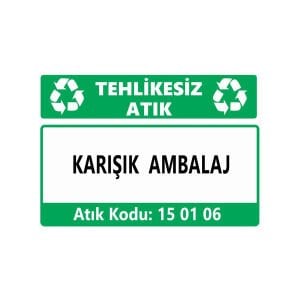 Karışık Ambalaj Atıkları Levhası