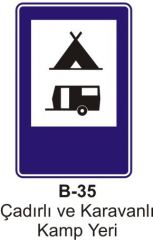 Çadırlı ve Karavanlı Kamp Yeri