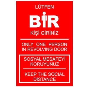 Lütfen Bir Kişi Giriniz Levhası