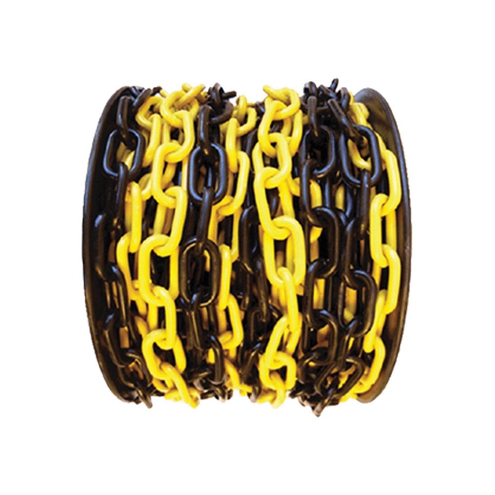 8 mm Sarı Siyah Plastik Zincir 6668/SS