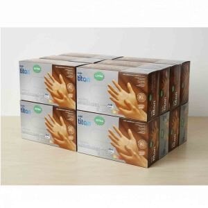 Koin Titan Ekstra Ultra Nitril Turuncu Eldiven | Ekstra Kalın | Kalın Nitril İş Eldiveni