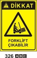 Forklift Çıkabilir Levhası
