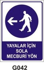 Yayalar İçin Mecburi Yön