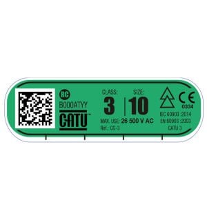 Class 3 İzole Elektrikçi Eldiveni 26500V | Yüksek Gerilim Yalıtkan Eldiven CATU