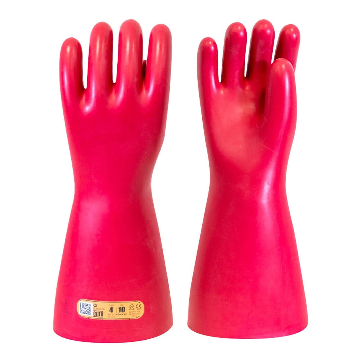 Class 4 İzole Elektrikçi Eldiveni 36000V | Yüksek Gerilim Yalıtkan Eldiven CATU