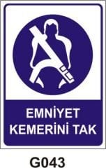 Emniyet Kemerini Tak