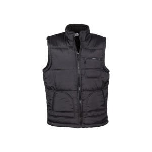 Buriş Siyah Polar Astarlı Yelek