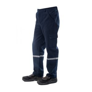 16/12 Gabardin Yazlık İş Pantolonu Lacivert Renk | İş Pantolonu | Reflektörlü Pantolon