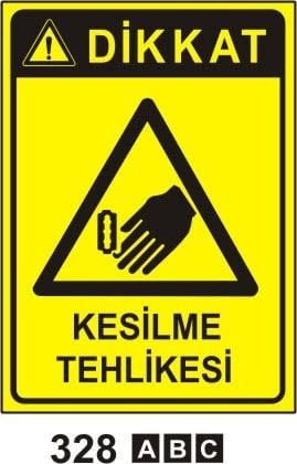 Kesilme Tehlikesi Levhası
