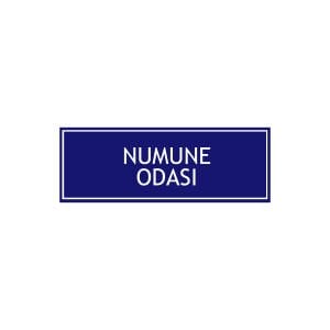 Numune Odası Levhası