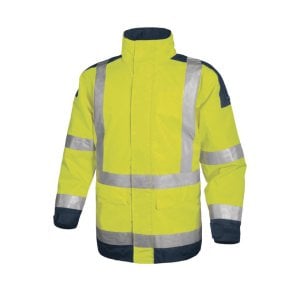 Delta Plus Parka Easyview Kışlık Reflektörlü Parka (Sarı/Lacivert)