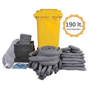 Plastik Kit 2 190 LT Yağ ve Kimyasal Emici Seti