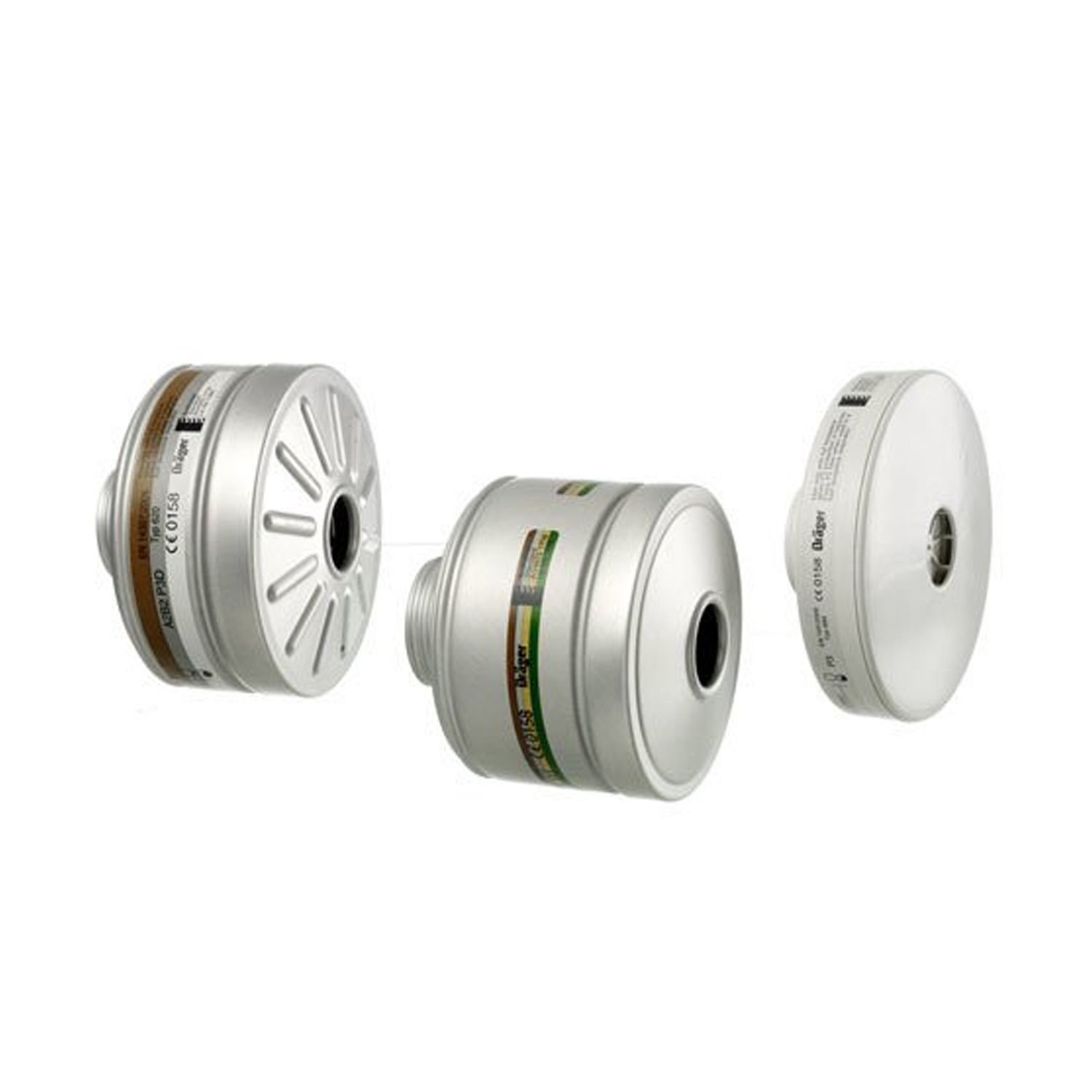 Drager 6738801 A1B2E2K1 HG CO NO P3 Filtre D RD40 Kombine Filtre Vidalı