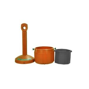 BBU Isıya Dayanıklı Söndürmatik Dış Mekan Küllüğü Turuncu