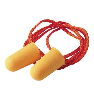 3M 1110 Kulak Tıkacı | Kordonlu SNR 37 dB Gürültü Önleyici İş Güvenliği Kulak Tıkacı (100 Çift)